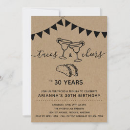 Tacos & Tequila Margarita Birthday Party - Elke le Kaart