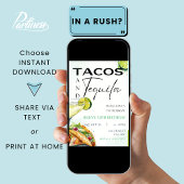 Tacos & Tequila Margarita Verjaardagsfeestje voor  Kaart