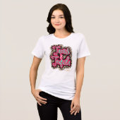 Tacos & Tequila Pret Fun Feest Partij Tri-Blend Shirt (Voorkant volledig)