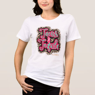 Tacos & Tequila Pret Fun Feest Partij Tri-Blend Shirt