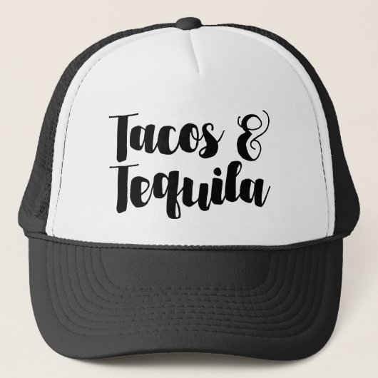 Tacos & Tequila Trucker Pet (Voorkant)