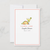 Tacos & Tequila "Waar waren ze" Shower games Kaart (Achterkant)