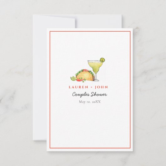 Tacos & Tequila "Waar waren ze" Shower games Kaart (Achterkant)