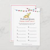 Tacos & Tequila "Waar waren ze" Spelletjes voor de Kaart (Voorkant / Achterkant)