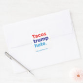 Tacos Trump Haat: Hillary 2016 sticker (Envelop)