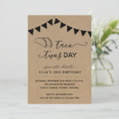 Tacos Tweeëntwintigste verjaardag van de verjaarda Kaart (Staand voorkant)