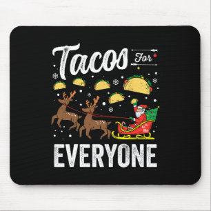 Taco's voor iedereen Kerst Taco Grappig Kerstman Muismat