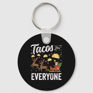 Taco's voor iedereen Kerst Taco Grappig Kerstman Sleutelhanger