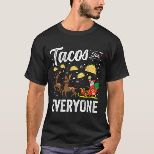 Taco's voor iedereen Kerst Taco Grappig Kerstman T-shirt