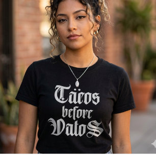 Taco's voor kerels, grappig shirt