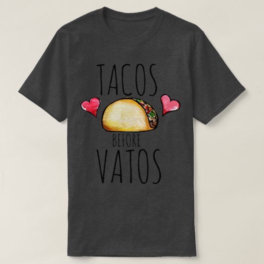 Tacos voor Vatos8 T-shirt (Design voorkant)