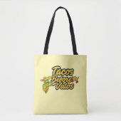Tacos voor Vatos boodschappentas Tote Bag (Voorkant)