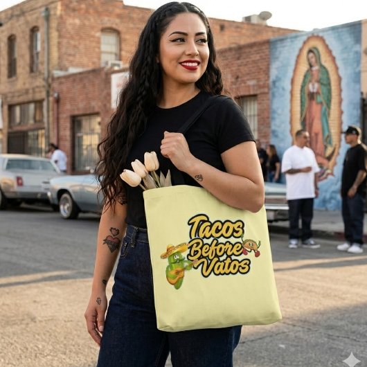 Tacos voor Vatos boodschappentas Tote Bag