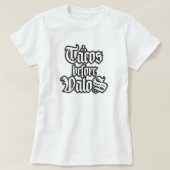 Taco's voor Vatos Grappig T-shirt (Design voorkant)
