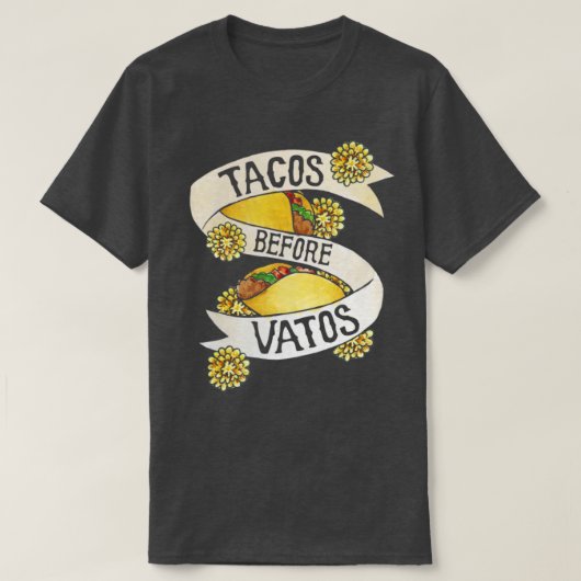 Tacos voor Vatos T-shirt (Design voorkant)