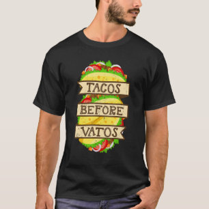 Tacos voor Vatos Valentijnsdag Taco T-shirt