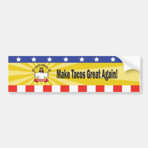 Tacos weer geweldig maken bumpersticker