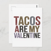 Tacos zijn mijn Valentijn Briefkaart (Voorkant / Achterkant)