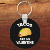 taco's zijn mijn Valentijn leuke Valentijnsdag Sleutelhanger (Voorkant)