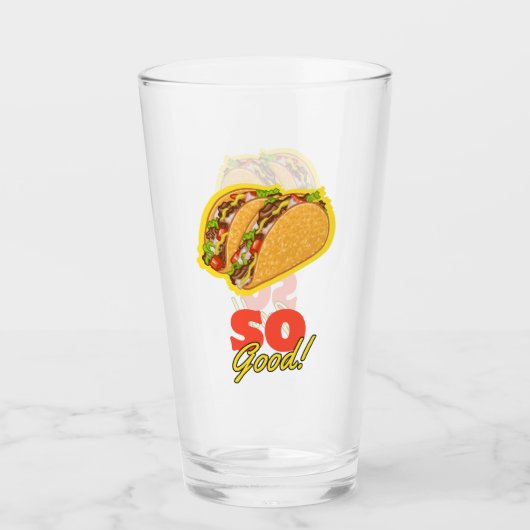 Taco's zo goed! glas (Voorkant)