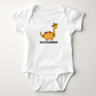 Tacosaurus Cinco De Mayo Dinosaur Funny Dino Romper