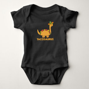 Tacosaurus Cinco De Mayo Dinosaur Funny Dino Romper