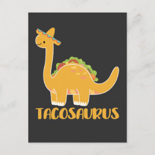 Tacosaurus Cinco de Mayo Funny Taco Dinosaur Briefkaart