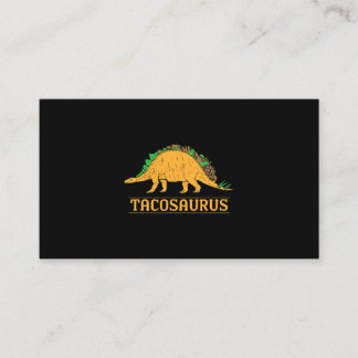 Tacosaurus Cinco de Mayo Funny Taco Dinosaur Lover Visitekaartje