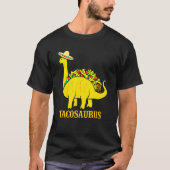 Tacosaurus Cinco De Mayo Funny Taco Dinosaur T-shirt (Voorkant)
