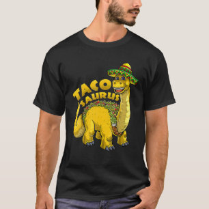 Tacosaurus Cinco De Mayo S Funny Taco Dinosaur Gif T-shirt