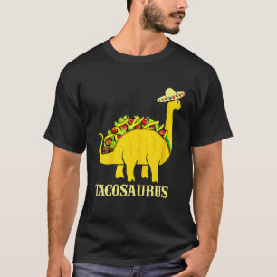 Tacosaurus Cinco De Mayo S Funny Taco Dinosaur Gif T-shirt