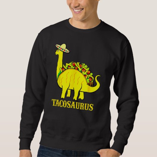 Tacosaurus Cinco De Mayo Shirt Funny Taco Dinosaur (Voorkant)