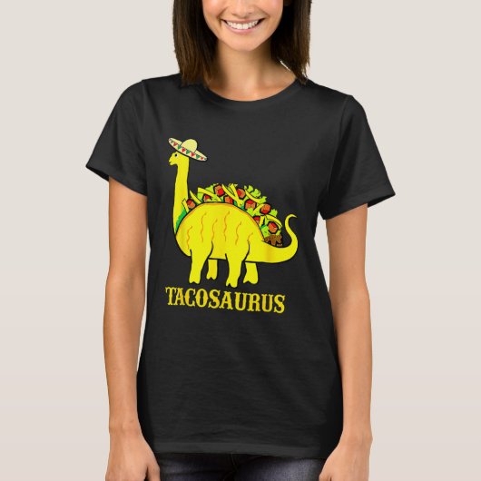 Tacosaurus Cinco De Mayo Shirt Funny Taco Dinosaur (Voorkant)