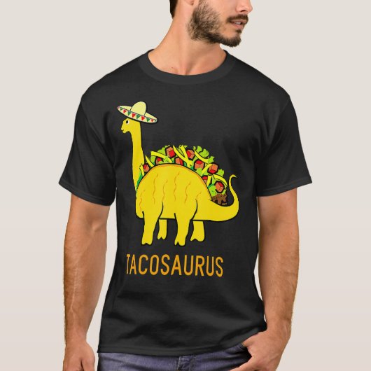Tacosaurus cinco de mayo Shirt Taco dinosaurus (Voorkant)