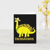 Tacosaurus Cinco De Mayo T-shirt Grappige Taco Din Kaart (Gele Bloem)