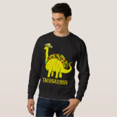 Tacosaurus cinco de mayo taco dinosaurus-T-shirt Trui (Voorkant volledig)