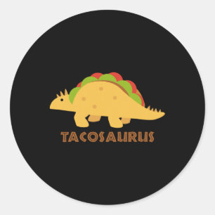 Tacosaurus Grappig Mexicaanse Tacos Dino Lovers Gi Ronde Sticker