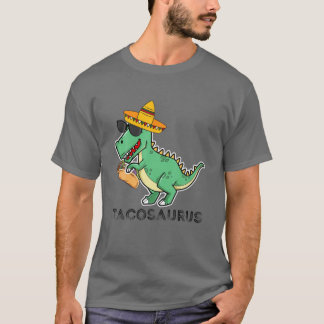 Tacosaurus Rex Dinosaur Taco Kids Cinco De Mayo Pa T-shirt