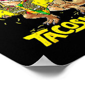 Tacosaurus Rex Dinosaur Taco Kinder Partij Funny Poster (Hoek)