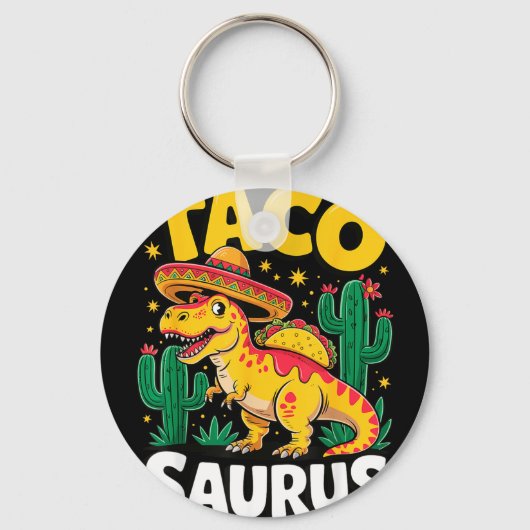 Tacosaurus t-rex taco dinosaurus sleutelhanger (Voorkant)