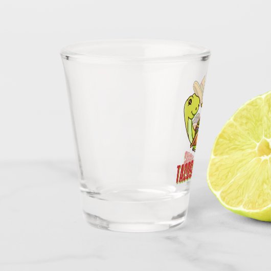 Tacosaurus Taco Dinosaur Cinco De Mayo Shot Glas (Links)
