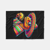 Tacosaurus taco dinosaurus cinco de mayo Mexicaans Fleece Deken (Voorkant (Horizontaal))