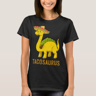 Tacosaurus taco dinosaurus cinco de mayo Mexicaans T-shirt