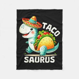 Tacosaurus taco dinosaurus dino cinco de mayo mexi fleece deken