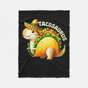 Tacosaurus taco dinosaurus dino cinco de mayo Mexi Fleece Deken