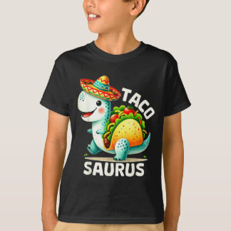 Tacosaurus taco dinosaurus dino cinco de mayo mexi t-shirt