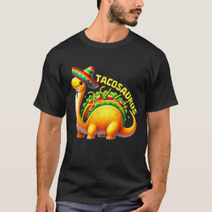 Tacosaurus taco dinosaurus dino cinco de mayo t-shirt