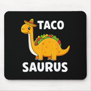 Tacosaurus taco dinosaurus t rex shirt - grappige muismat
