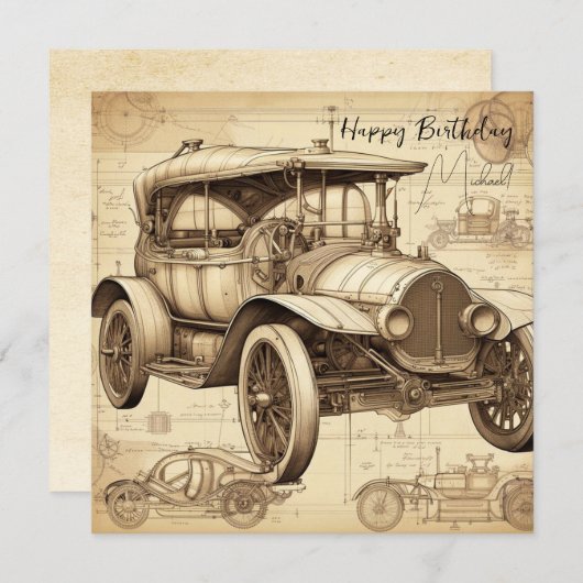 Tacot Faux  illustratie gepersonaliseerde SC (Voorkant / Achterkant)