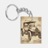 Tacot Faux illustratie Monogram SqK Sleutelhanger (Voorkant Links)